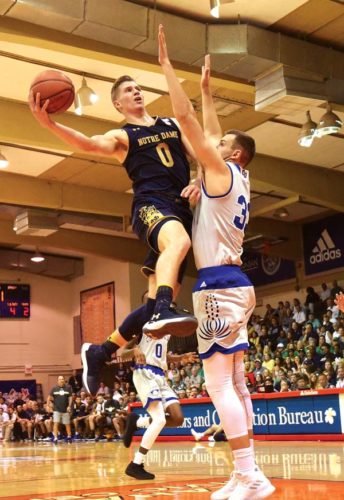 Notre Dame claims berth in semifinals